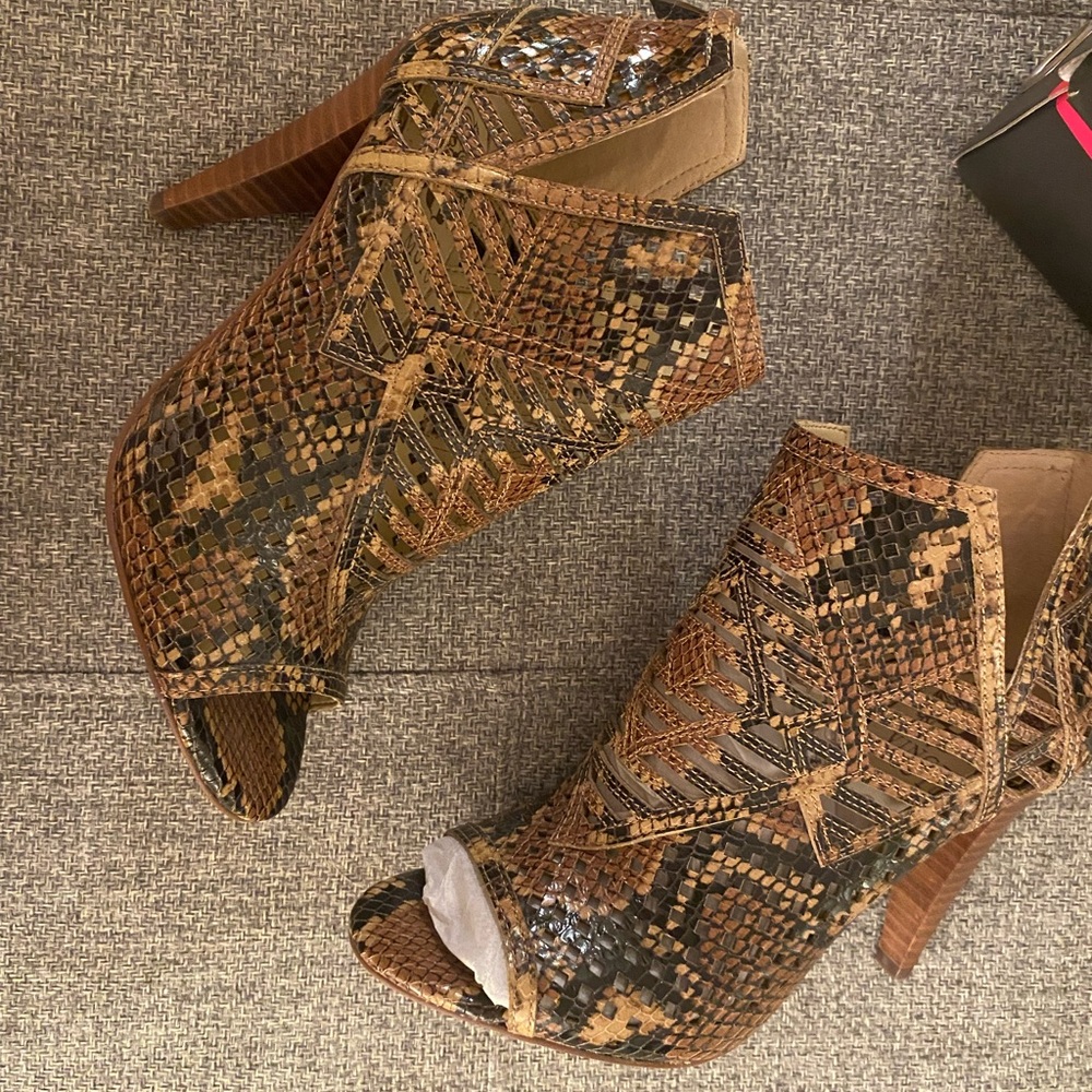 Vince Camuto Open Toe Bootie